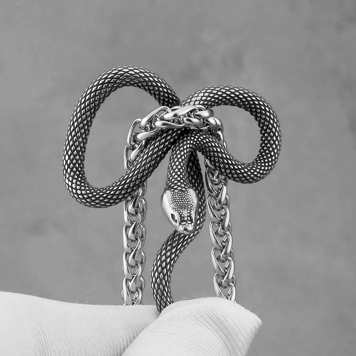 Jörmungandr’s Eternal Coil Necklace