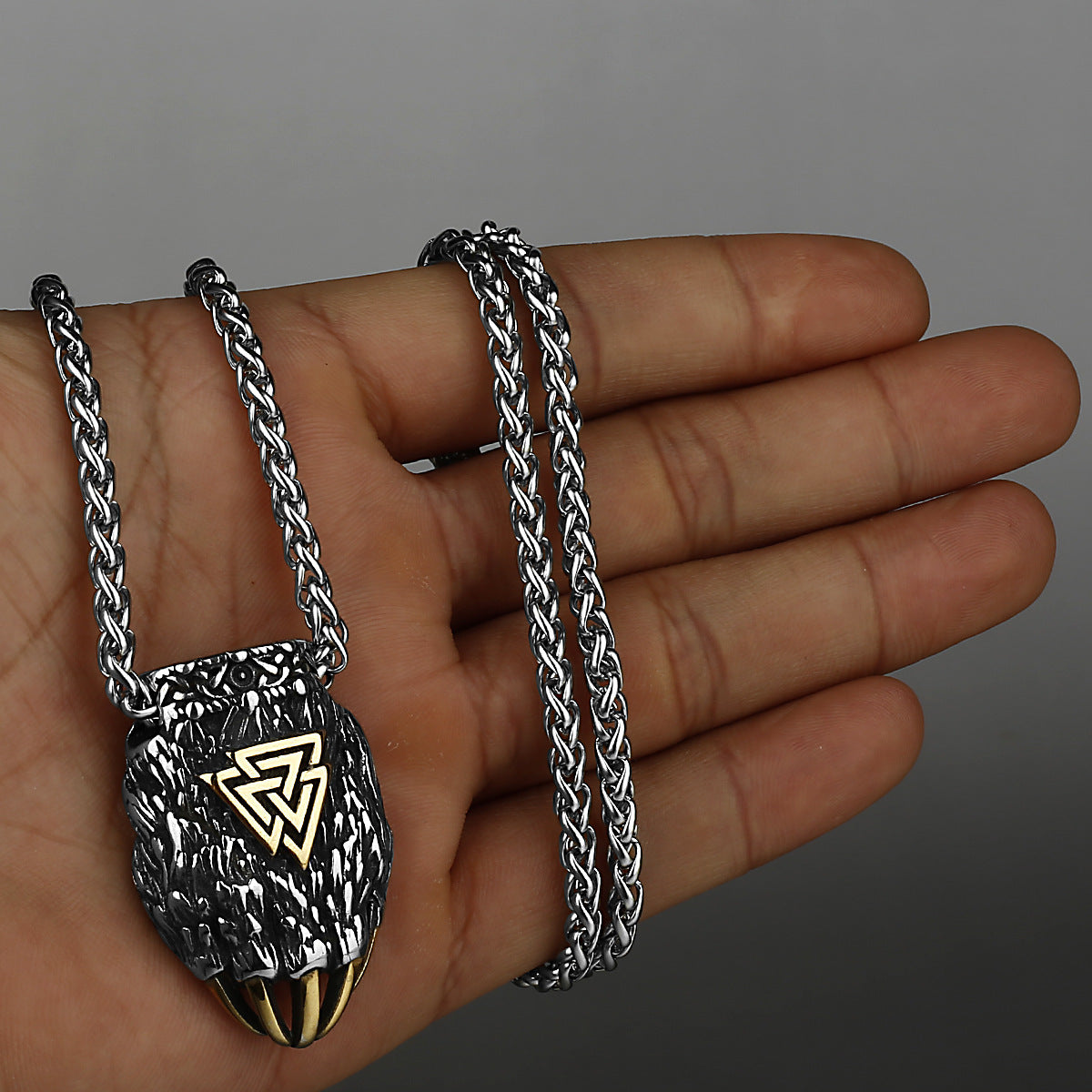 Valknut Berserker Claw Necklace