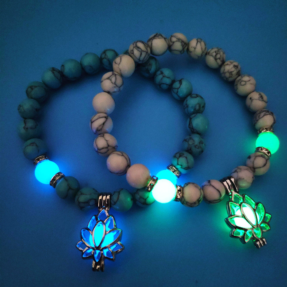 Glowing Healing Lotus Bracelet