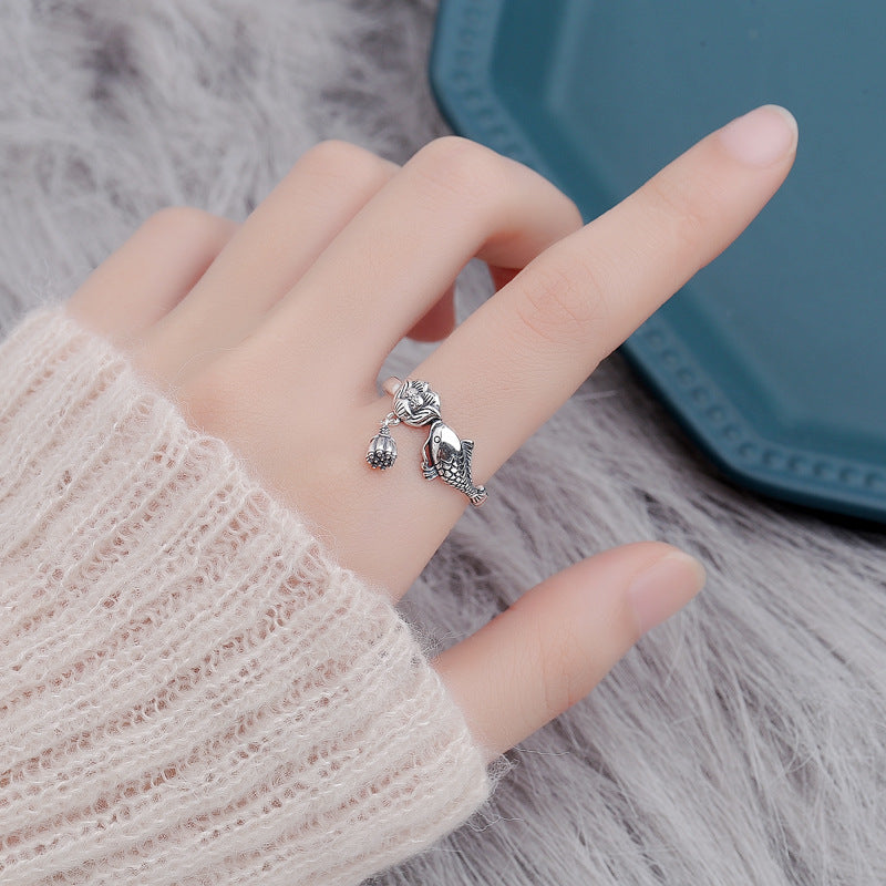 Lotus Tranquil Grace Koi Ring