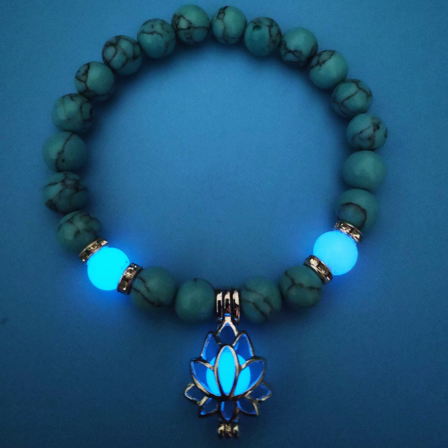Glowing Healing Lotus Bracelet