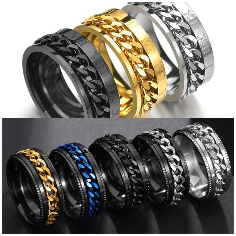 Viking Chain of Focus Spinning Ring