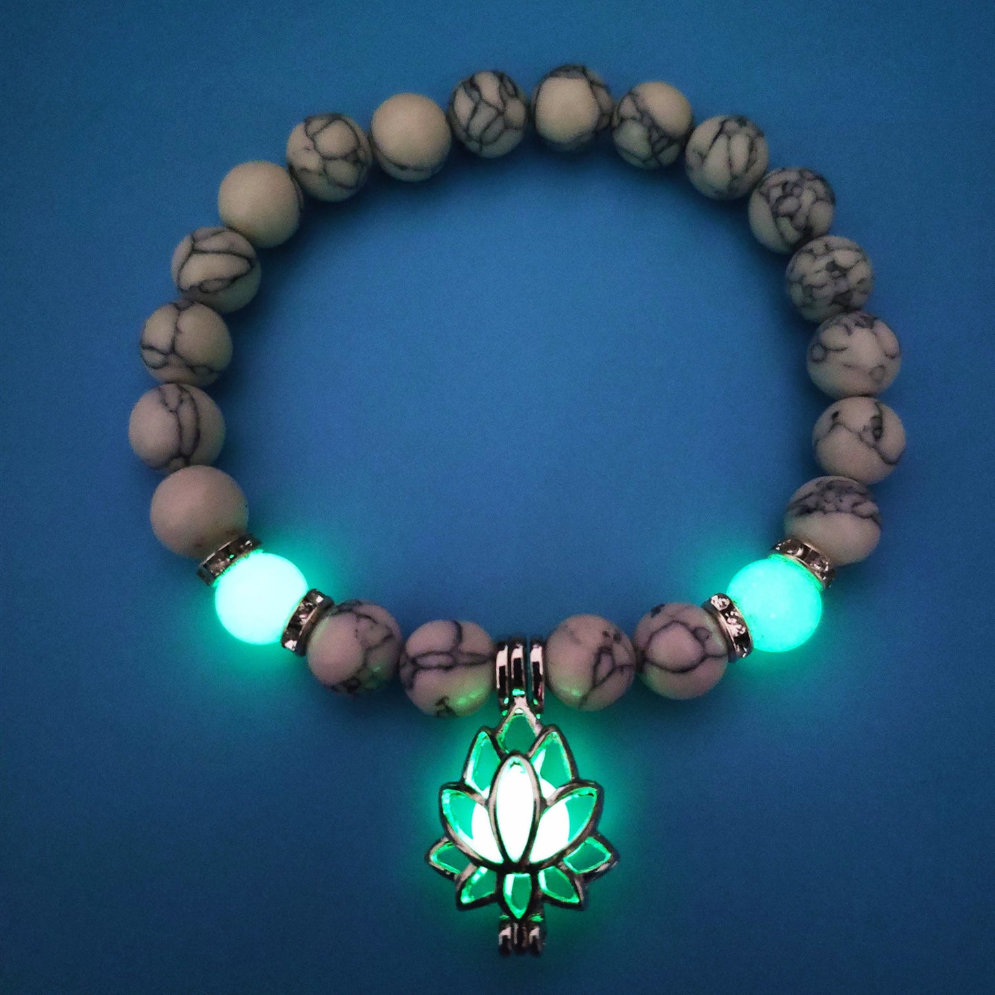 Glowing Healing Lotus Bracelet