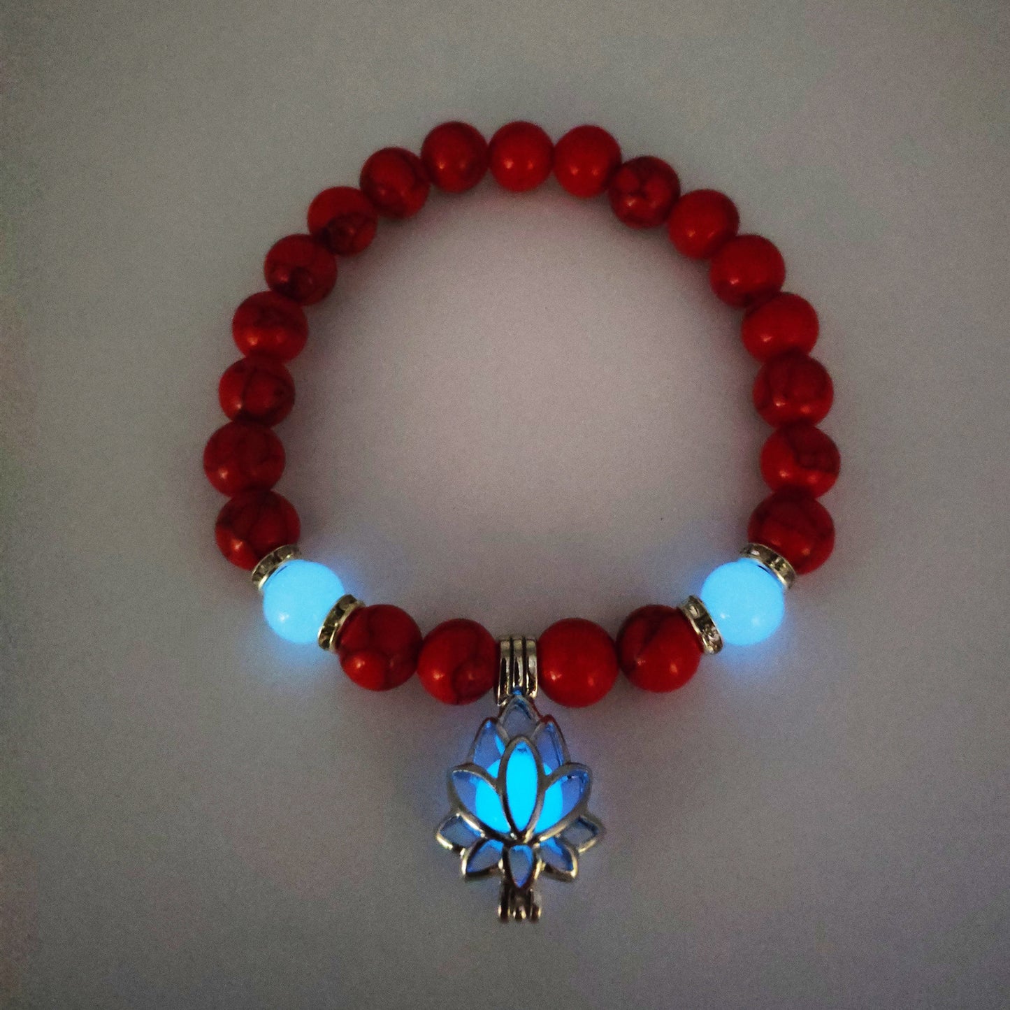 Glowing Healing Lotus Bracelet