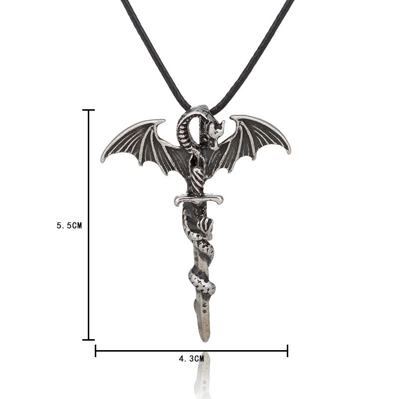 Glowfang Dragonblade Necklace
