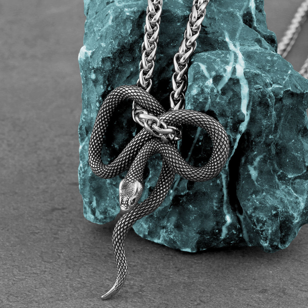 Jörmungandr’s Eternal Coil Necklace
