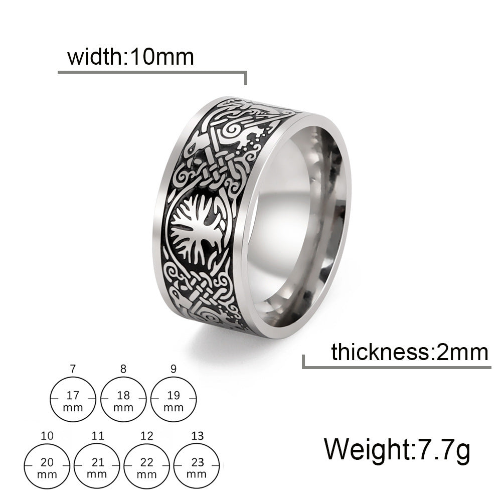Celtic Grove Watcher Ring