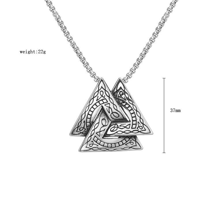 Slainborn's Valknut Necklace