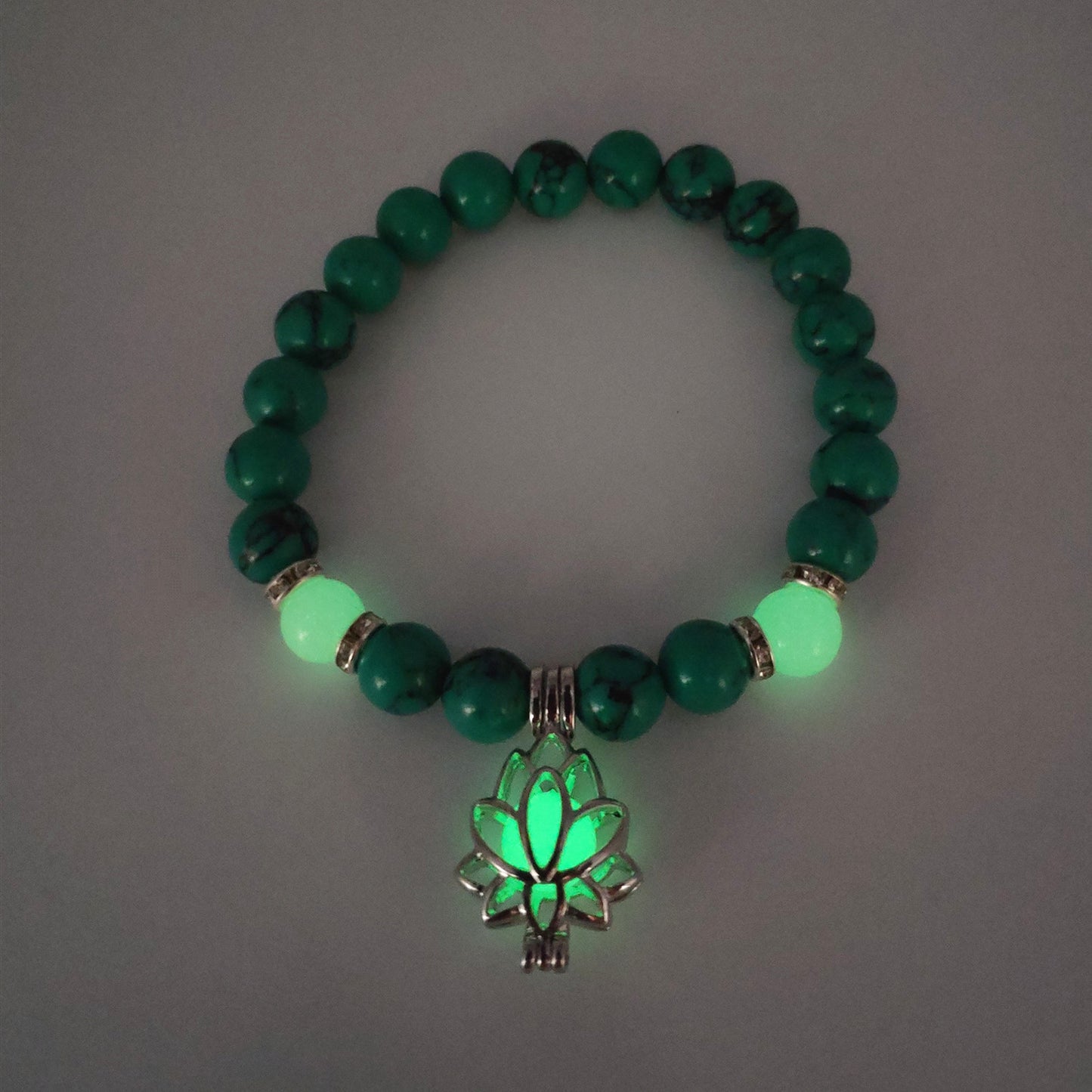 Glowing Healing Lotus Bracelet