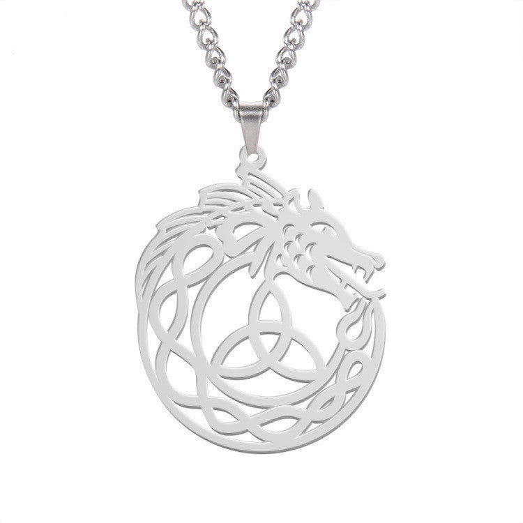Trinity Knot Dragon Pendant