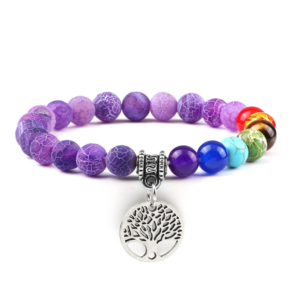 Sacred Balance Tree of Life 7 Chakra Bracelet