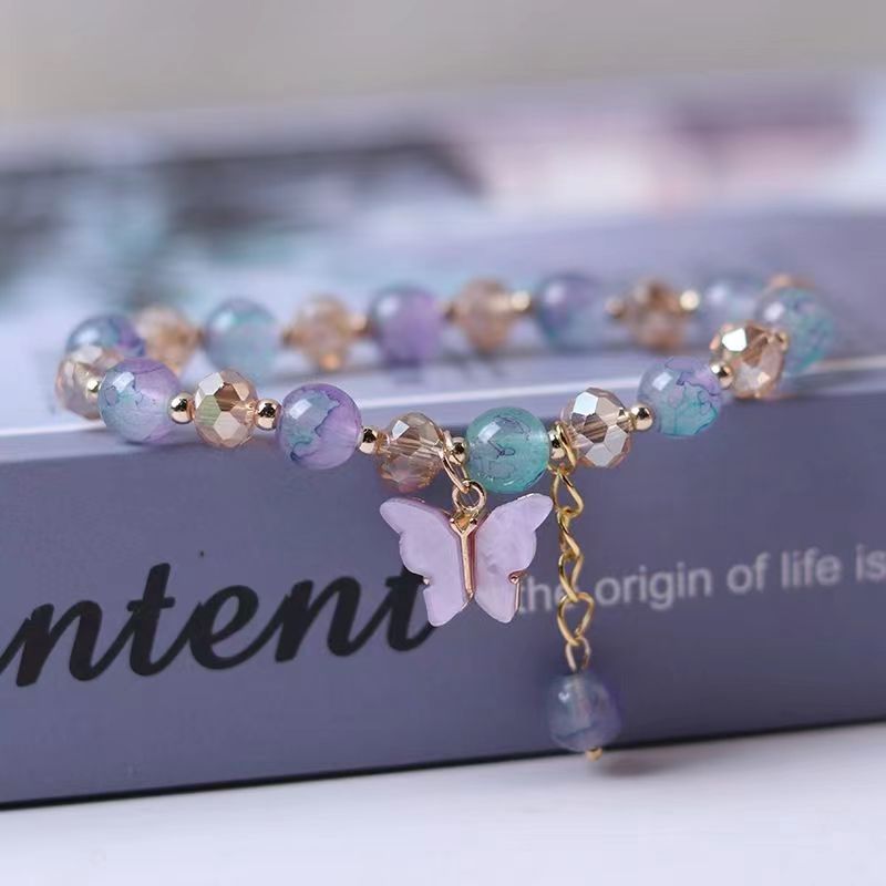 Mystic Butterfly Crystal Bracelet