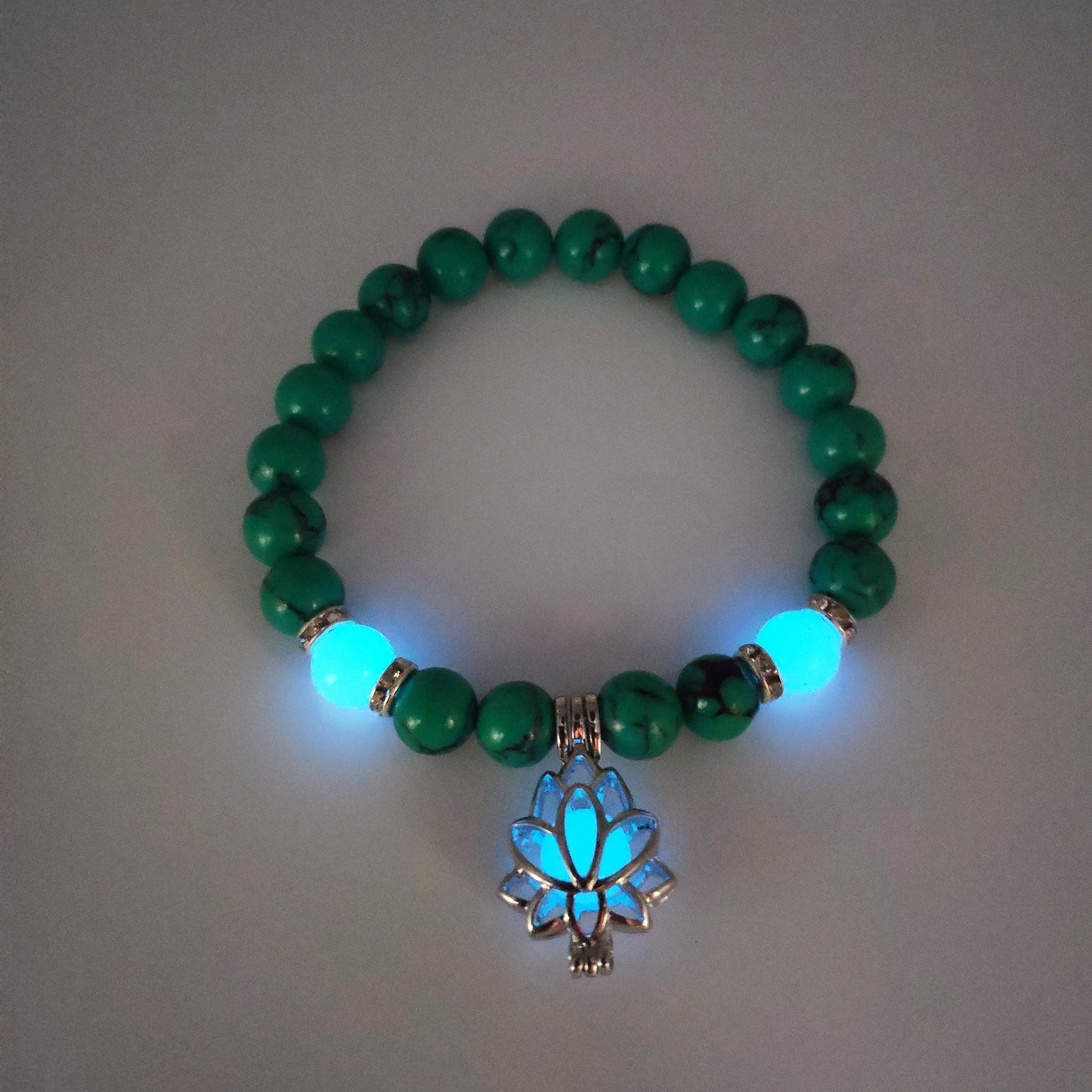 Glowing Healing Lotus Bracelet