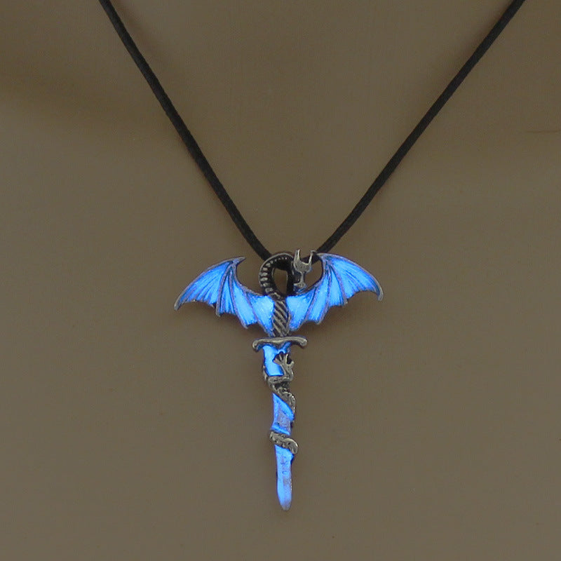 Glowfang Dragonblade Necklace