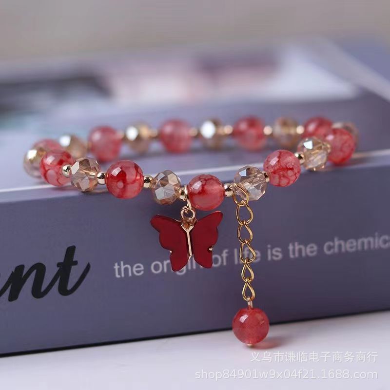 Mystic Butterfly Crystal Bracelet