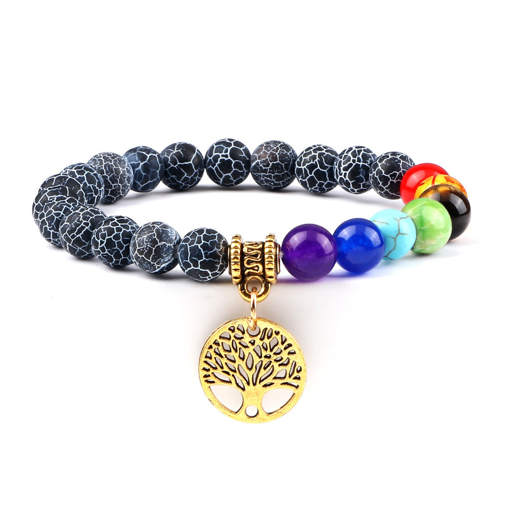 Sacred Balance Tree of Life 7 Chakra Bracelet