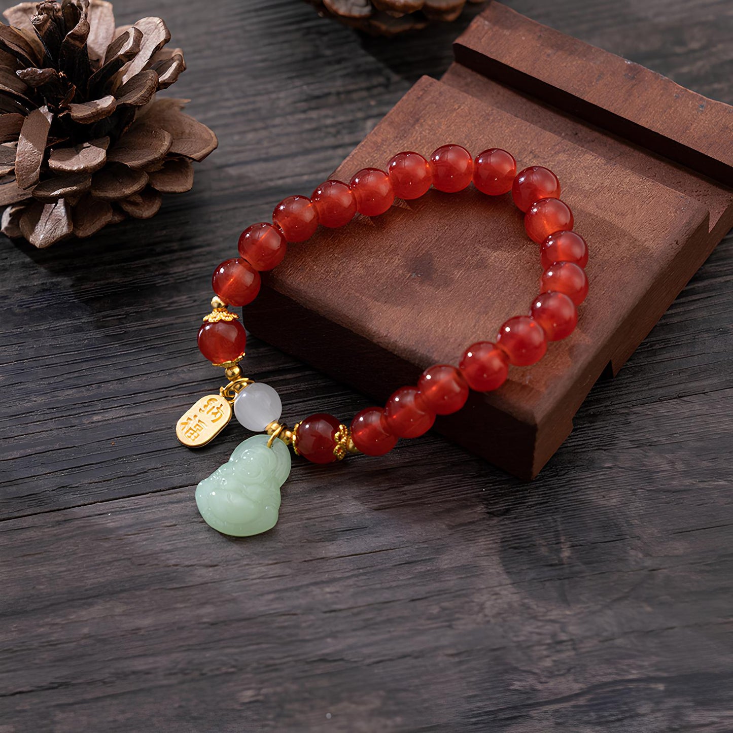 Jade Bliss Buddha Protection Bracelet