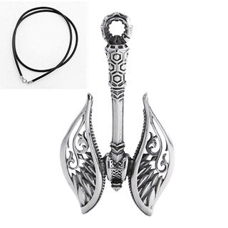 Valkyrie’s Winged Axe Necklace