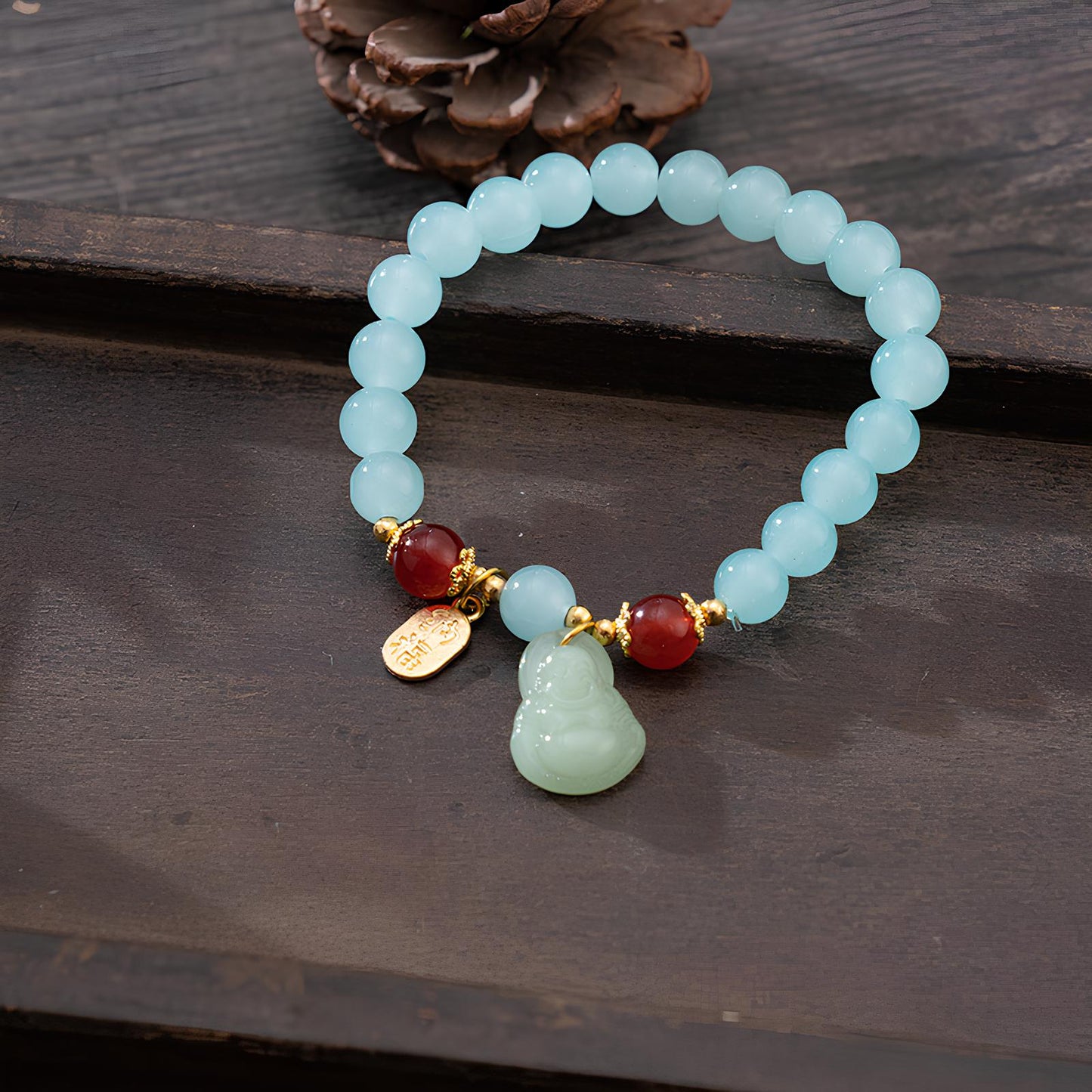 Jade Bliss Buddha Protection Bracelet