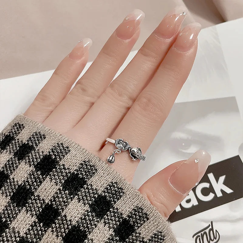 Lotus Tranquil Grace Koi Ring