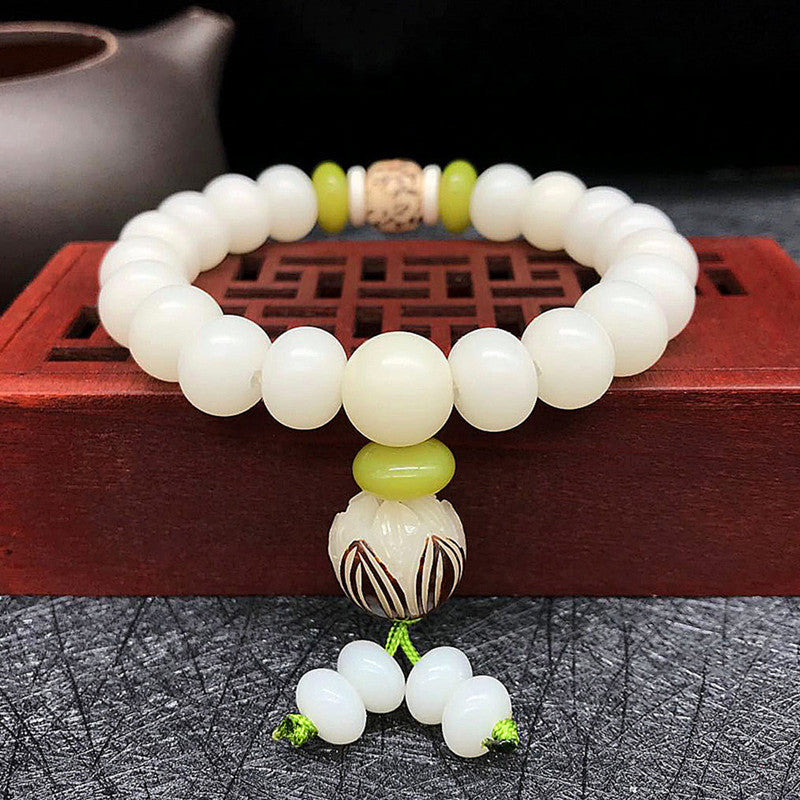 White Lotus Harmony Bracelet