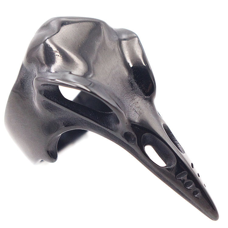 Raven’s Eye Skull Ring