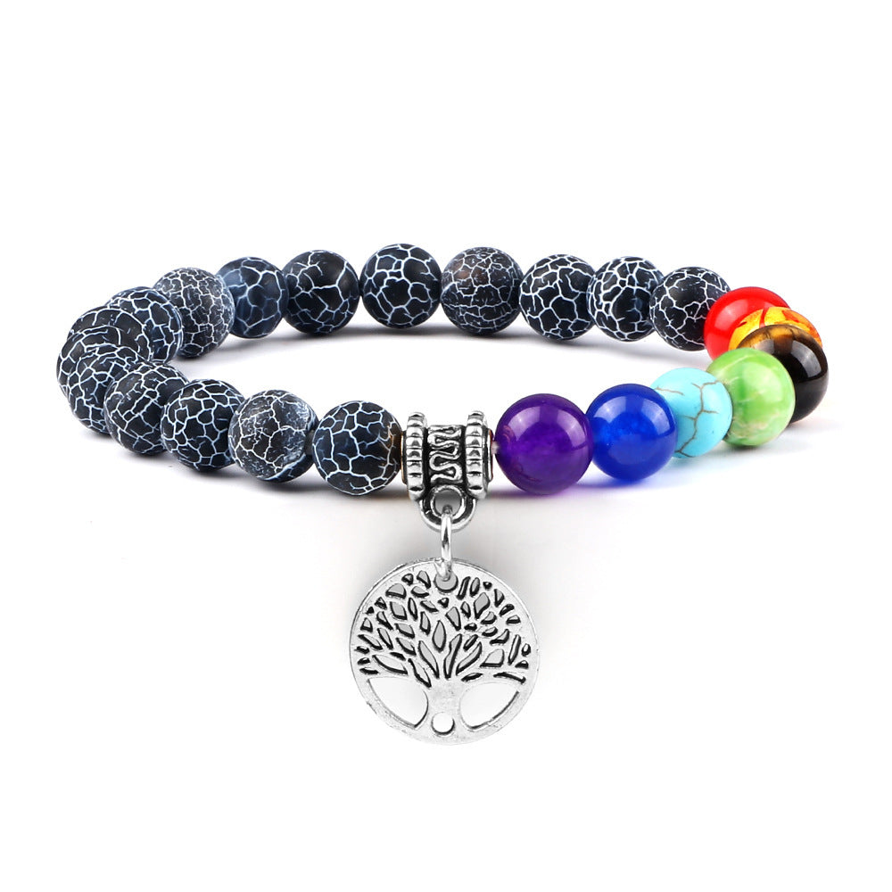 Sacred Balance Tree of Life 7 Chakra Bracelet