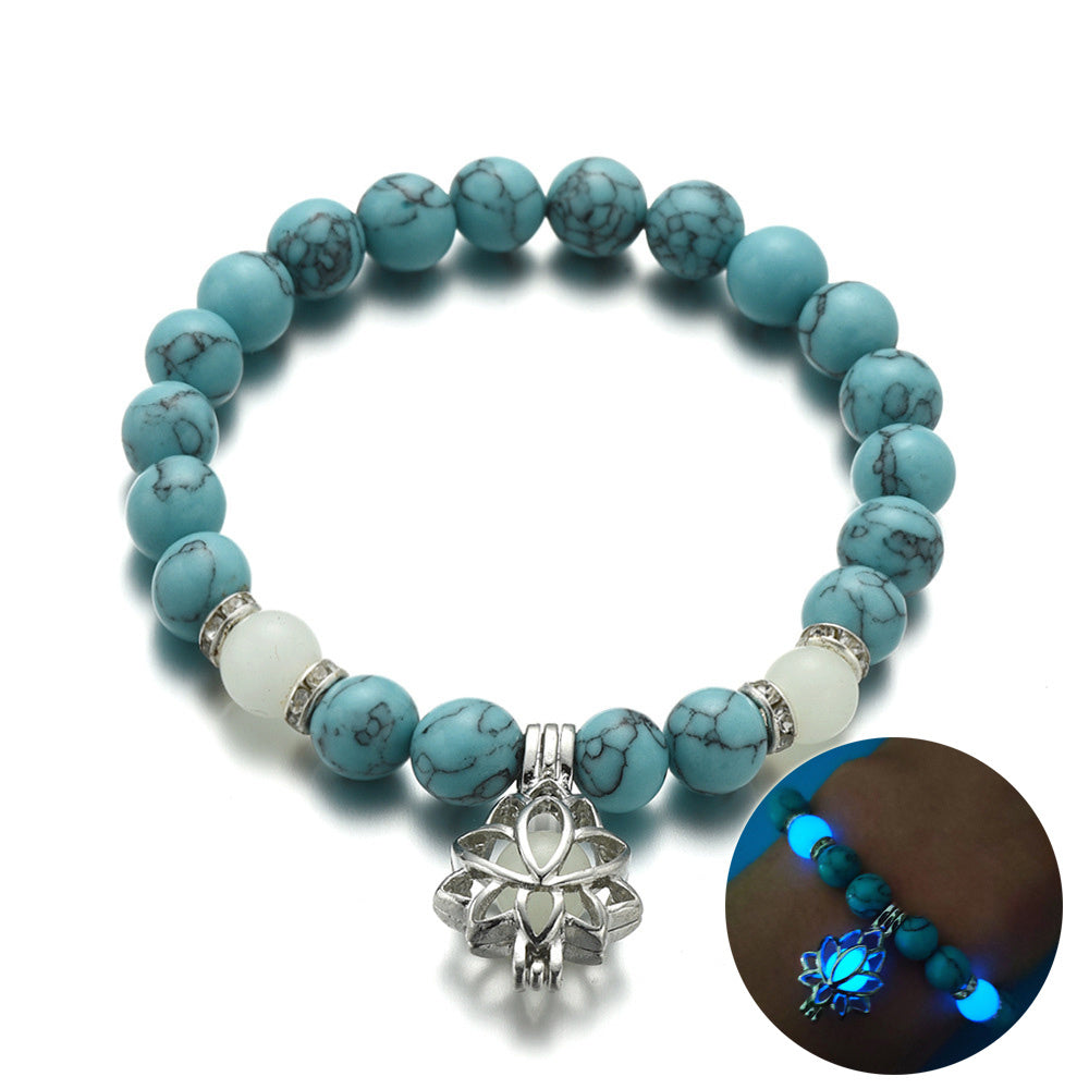 Glowing Healing Lotus Bracelet