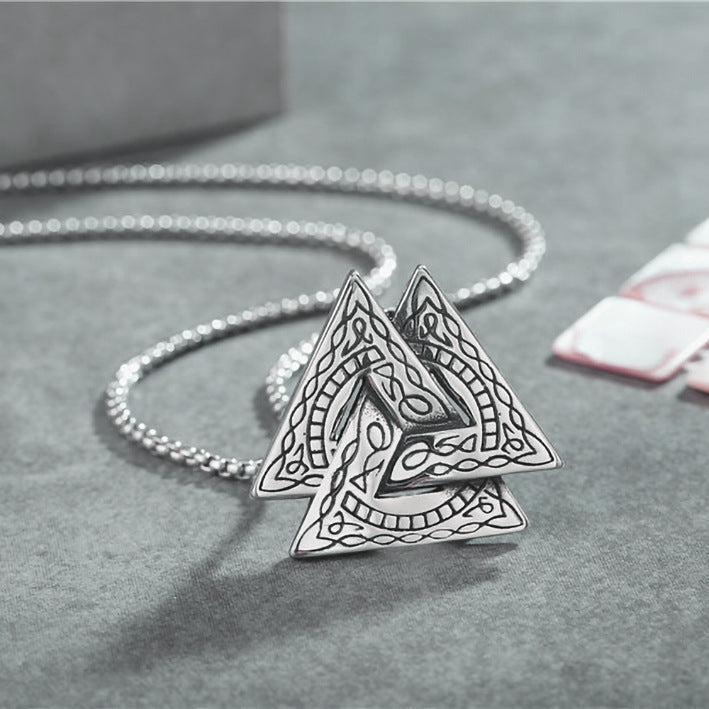 Slainborn's Valknut Necklace