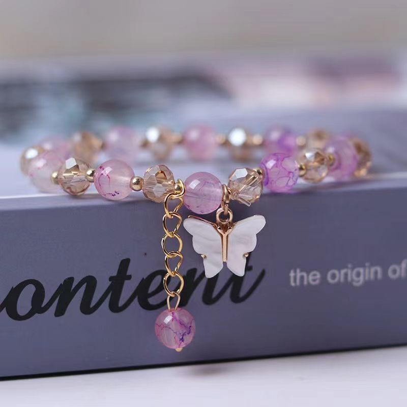 Mystic Butterfly Crystal Bracelet