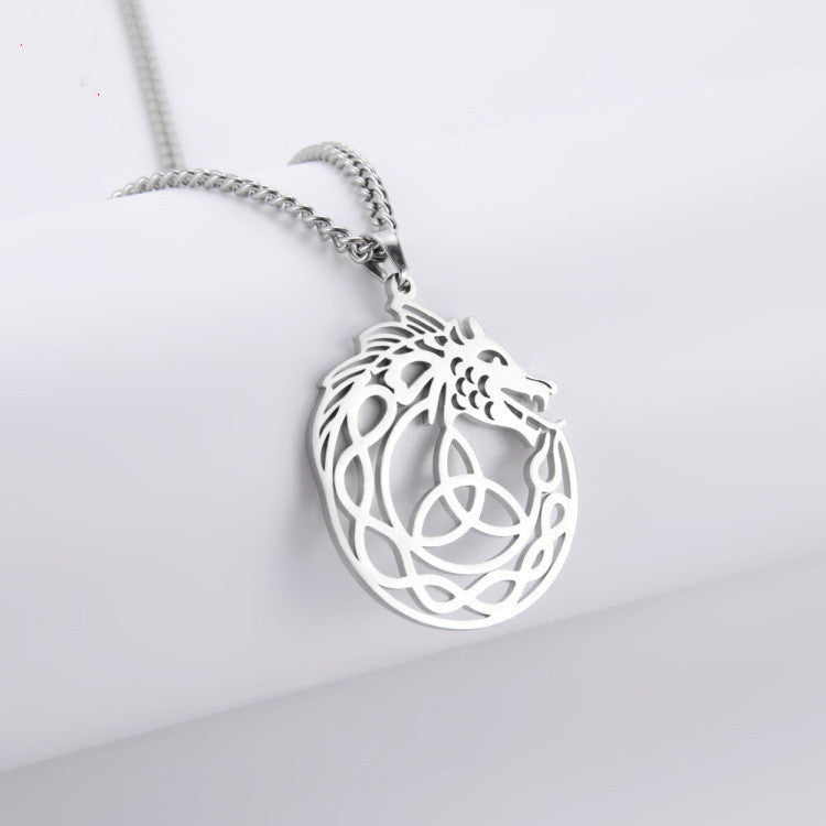 Trinity Knot Dragon Pendant