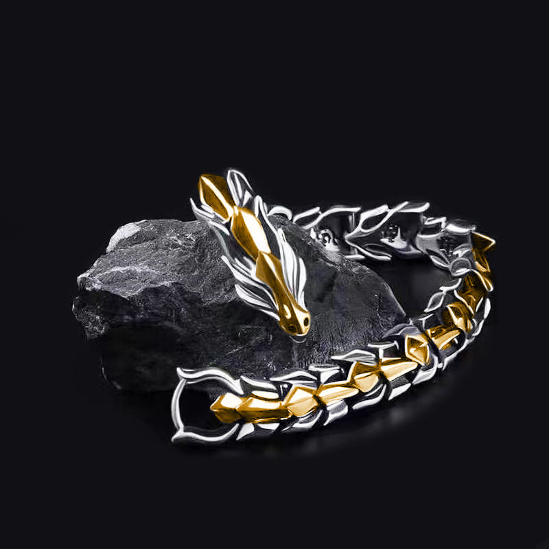 Ironfang Dragon Chain Bracelet