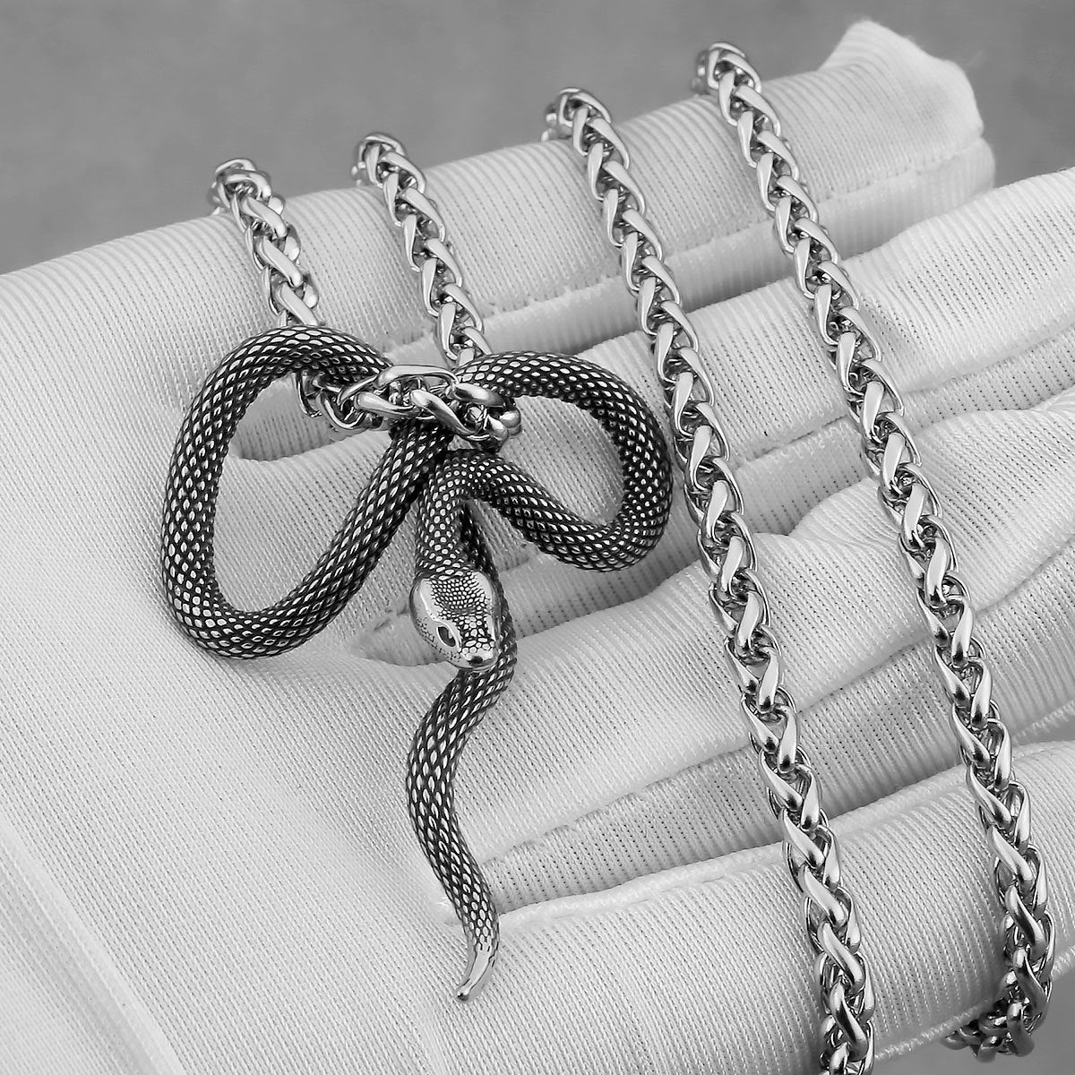 Jörmungandr’s Eternal Coil Necklace