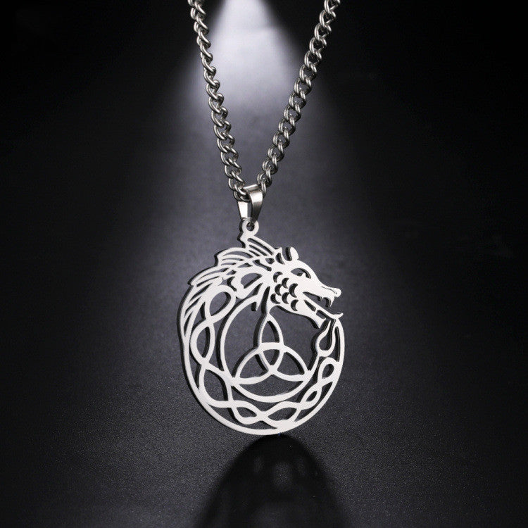 Trinity Knot Dragon Pendant