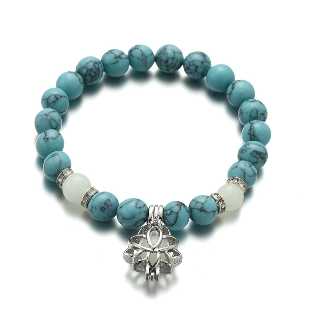 Glowing Healing Lotus Bracelet