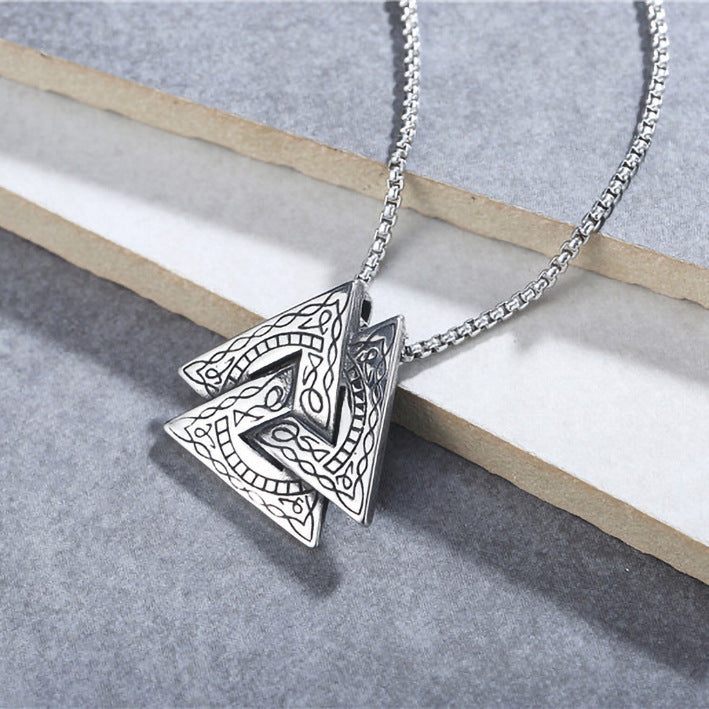 Slainborn's Valknut Necklace
