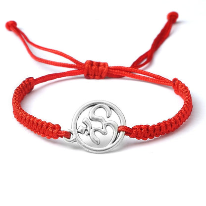 Braided Om Lucky Charm Bracelet