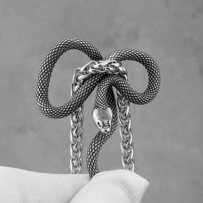 Jörmungandr’s Eternal Coil Necklace