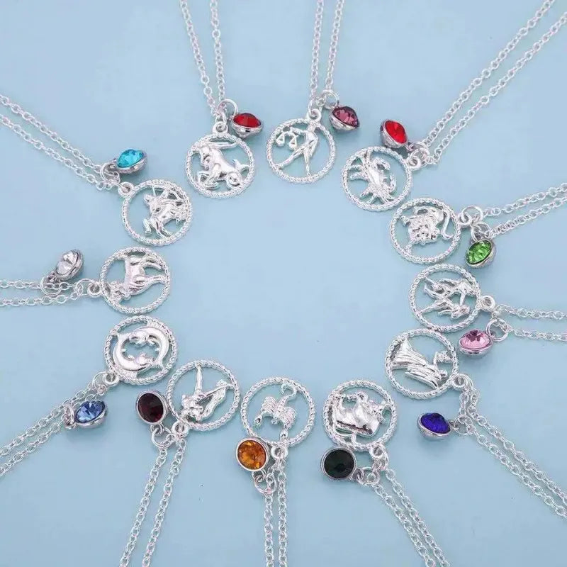 Celestial Harmony Zodiac Crystal Necklace