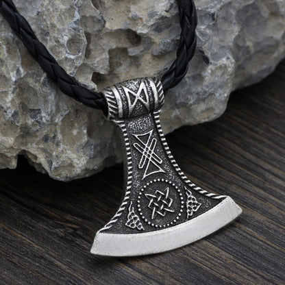 Frostvein Berserker’s Axe Necklace