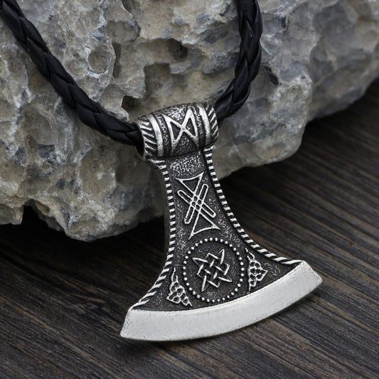 Frostvein Berserker’s Axe Necklace