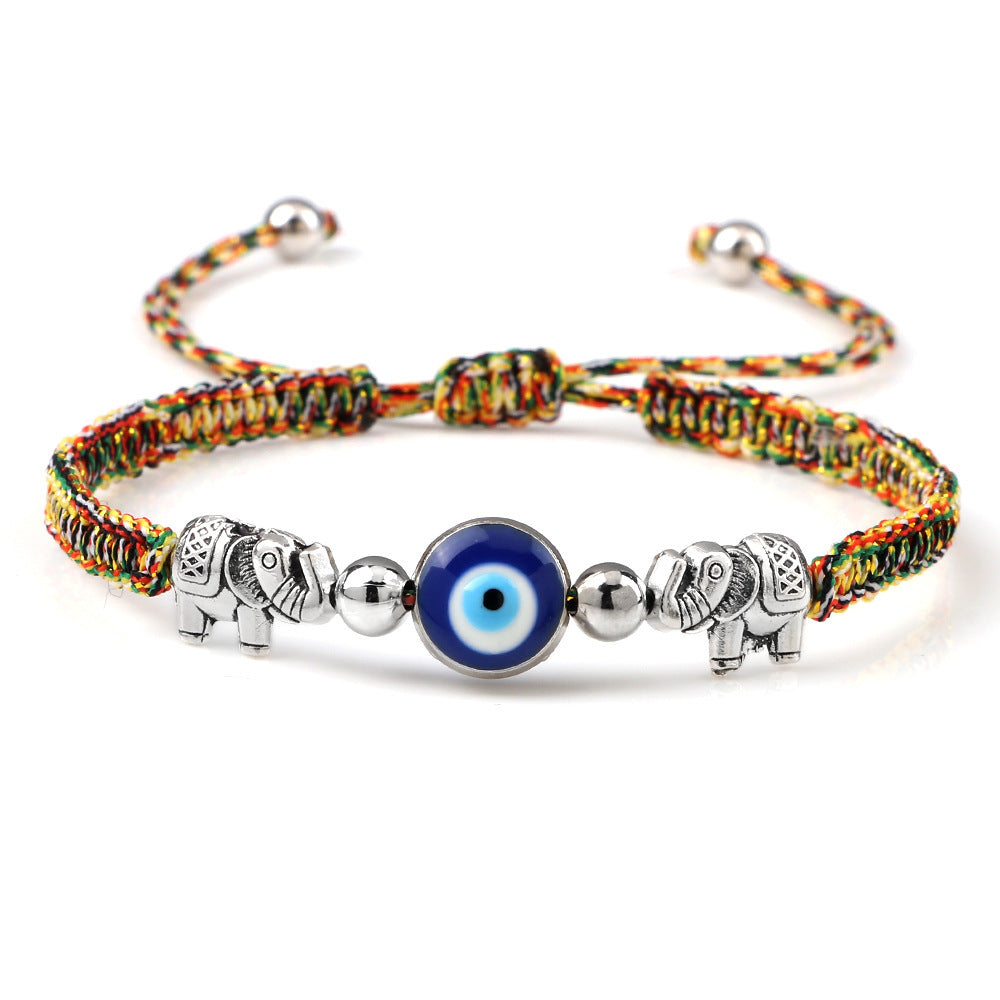 Braided Protective Harmony Evil Eye Bracelet