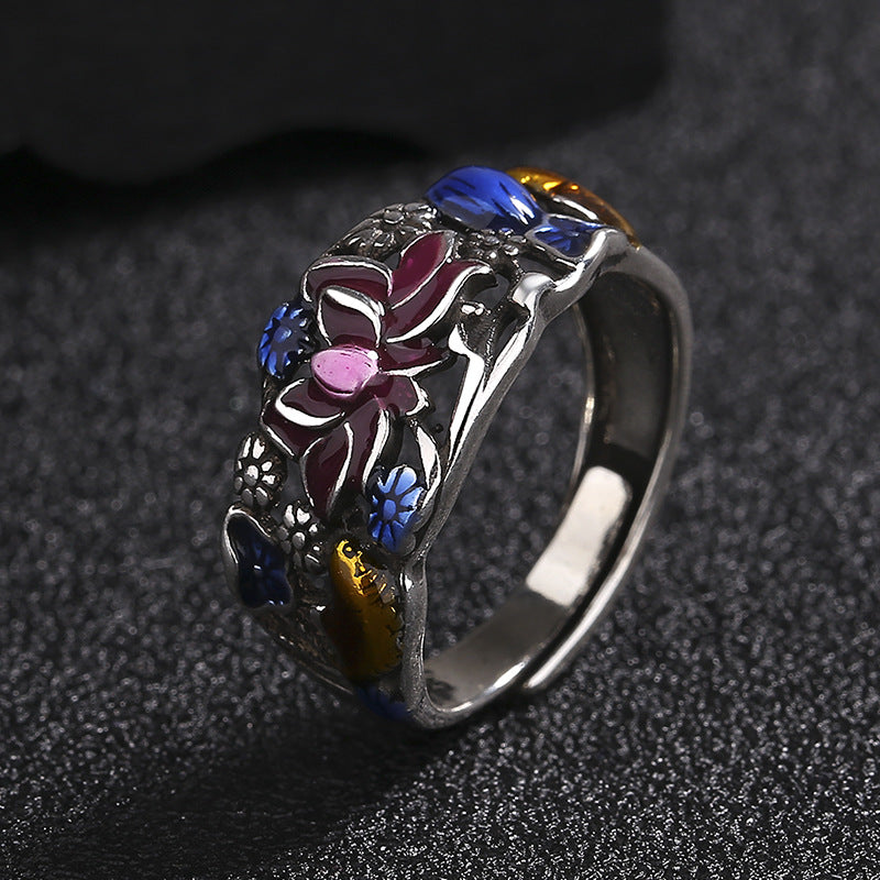 Lotus Rebirth Koi Harmony Ring