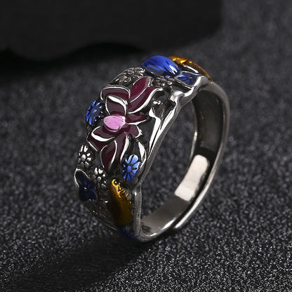 Lotus Rebirth Koi Harmony Ring