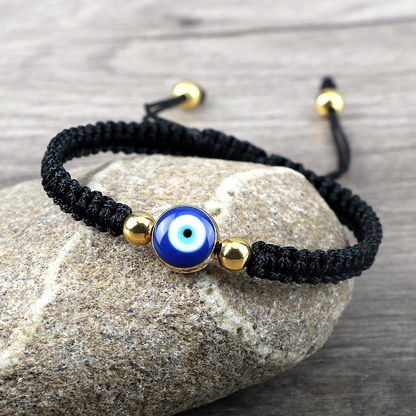 Enchanted Guardian Braided Evil Eye Bracelet