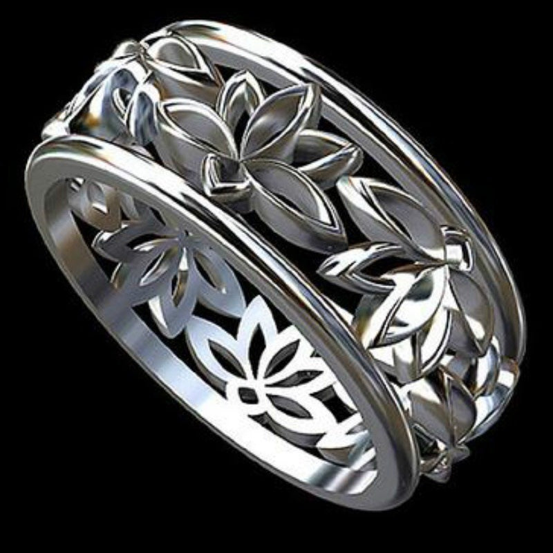 Blossoming Lotus Enchantment Ring