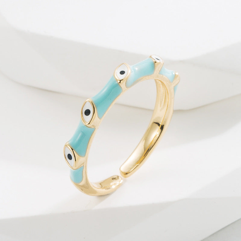 Serene Guardian Evil Eye Ring