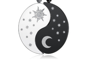 Unity Harmony Yin Yang Necklace Set