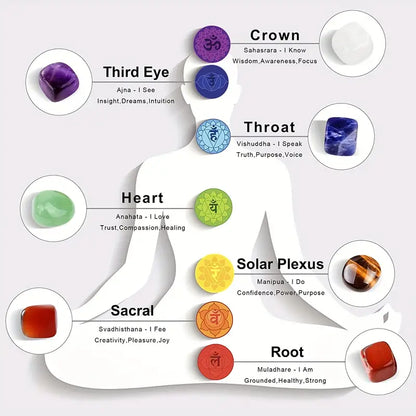 Eternal Love Crystal 7 Chakras Bracelet