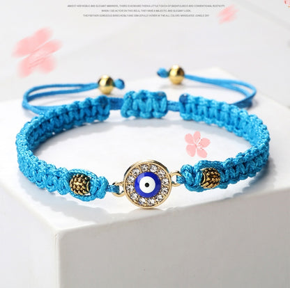 Guardian Elegance Braided Evil Eye Bracelet